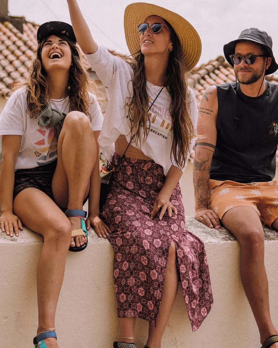 Cheap Passenger Hannah Skirt Tile Wine