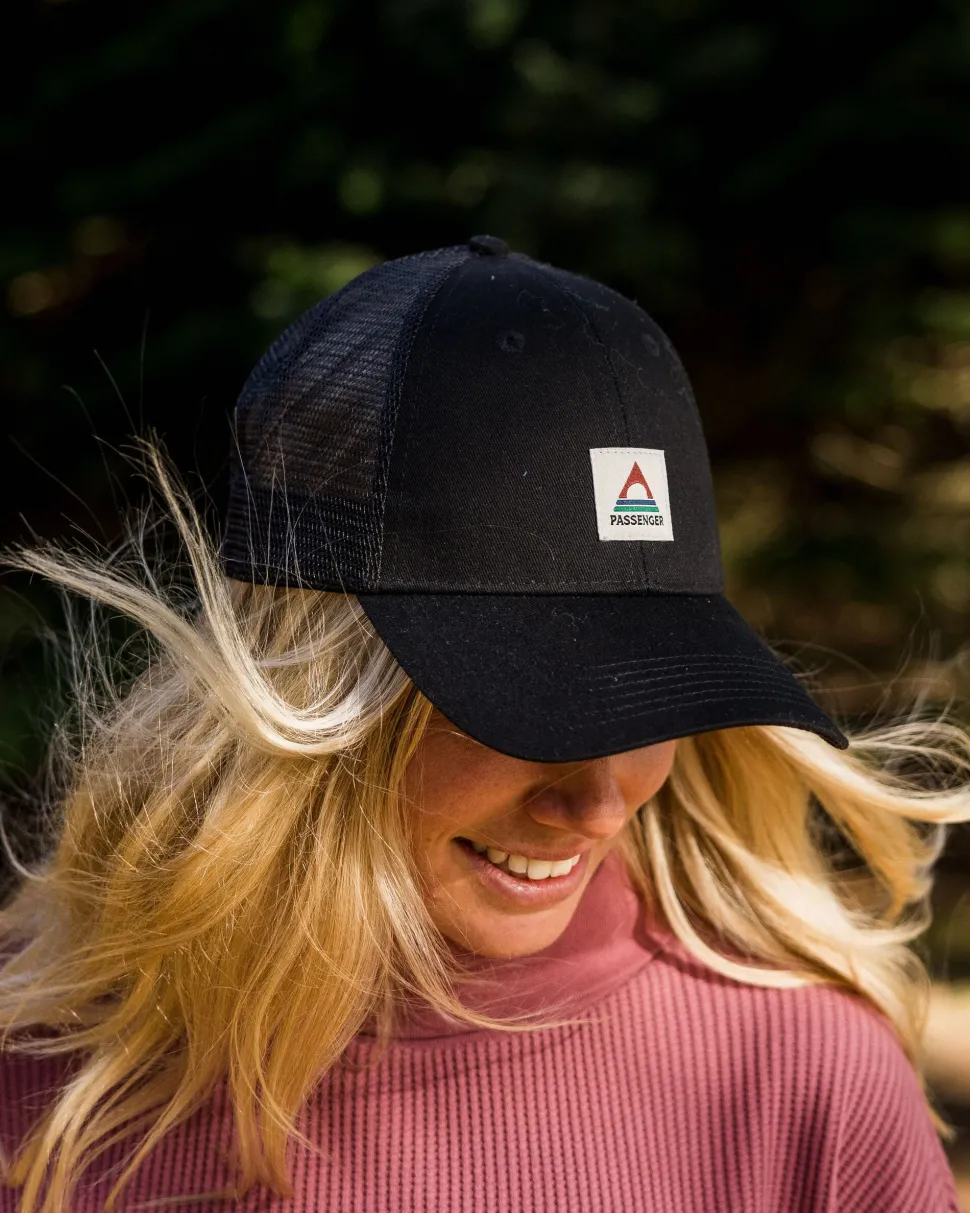 Store Passenger Harbour Mesh Low Profile Snapback Cap Black