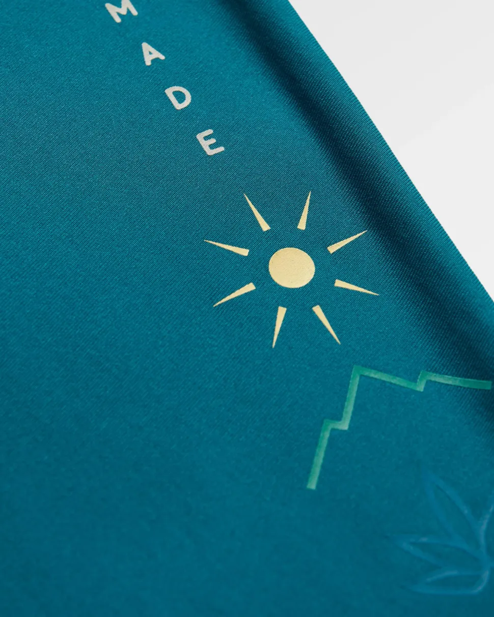 Hot Passenger Hatha Recycled Active Top Blue Steel