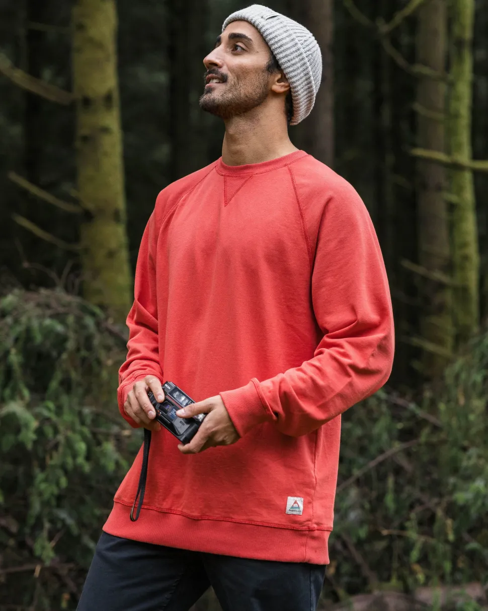 Sale Passenger Heritage Recycled Cotton Sweatshirt Cardinal