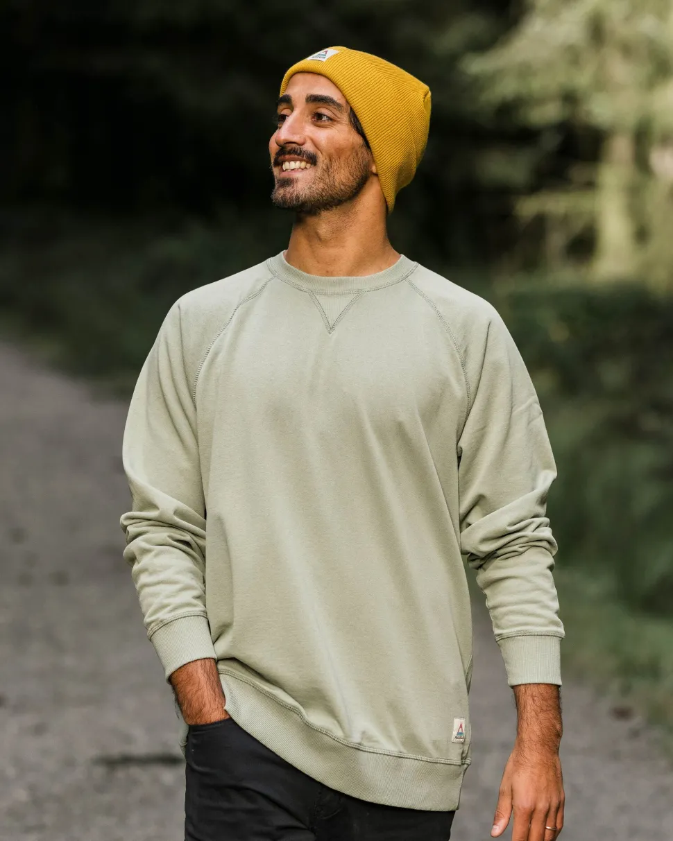Outlet Passenger Heritage Recycled Cotton Sweatshirt Pistachio