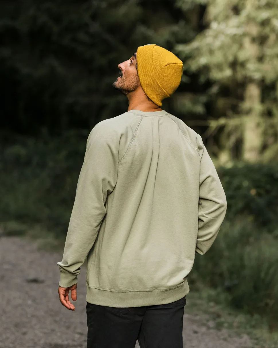 Outlet Passenger Heritage Recycled Cotton Sweatshirt Pistachio