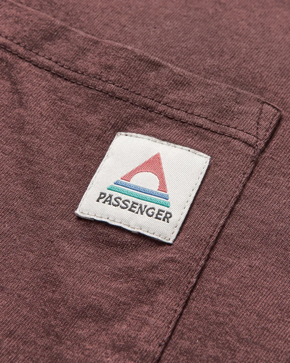 Sale Passenger Heritage Recycled Relaxed Fit LS T-Shirt Java