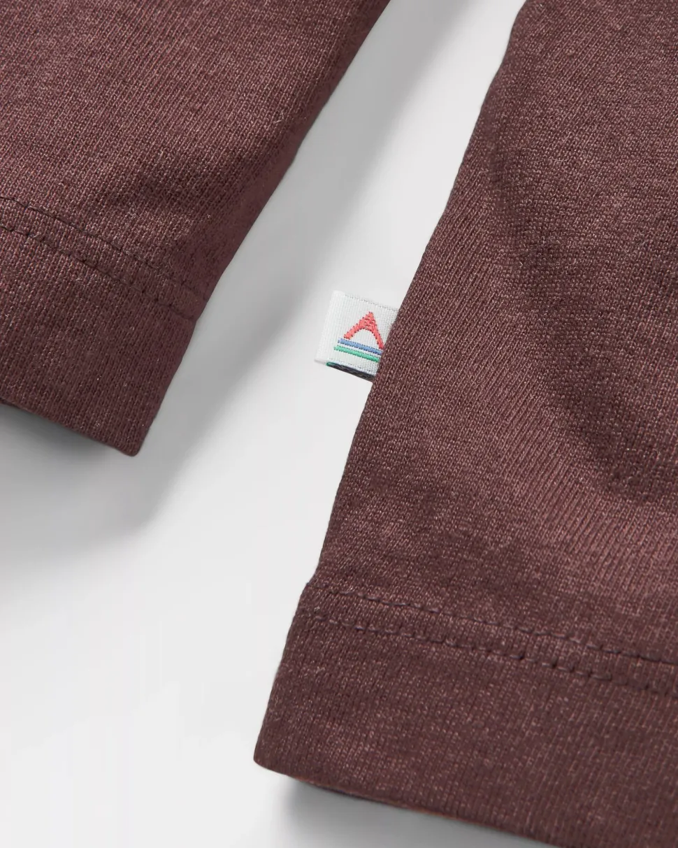 Sale Passenger Heritage Recycled Relaxed Fit LS T-Shirt Java