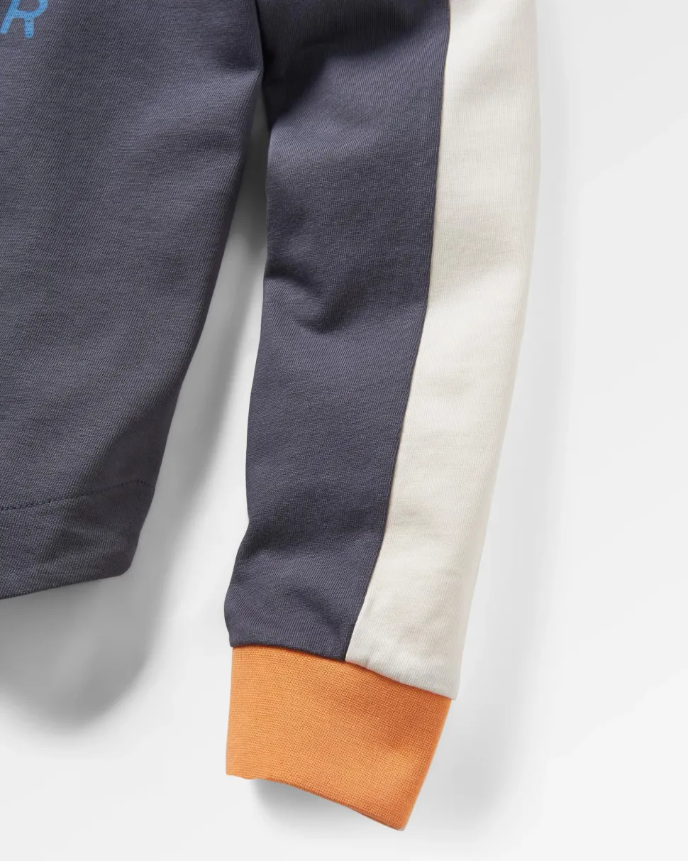 Shop Passenger Hilltop Organic Cotton LS T-Shirt Charcoal