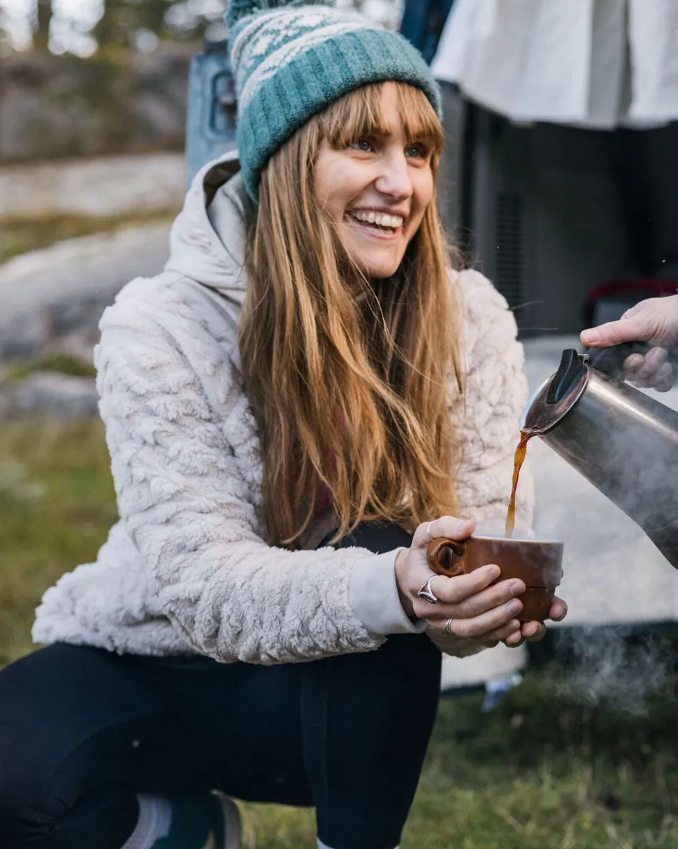 Best Passenger Holistic Sherpa Hooded Fleece Vintage White