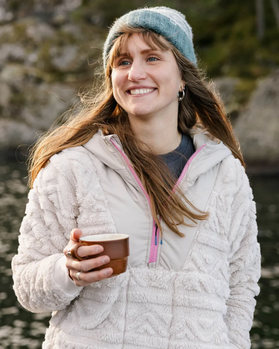 Best Passenger Holistic Sherpa Hooded Fleece Vintage White