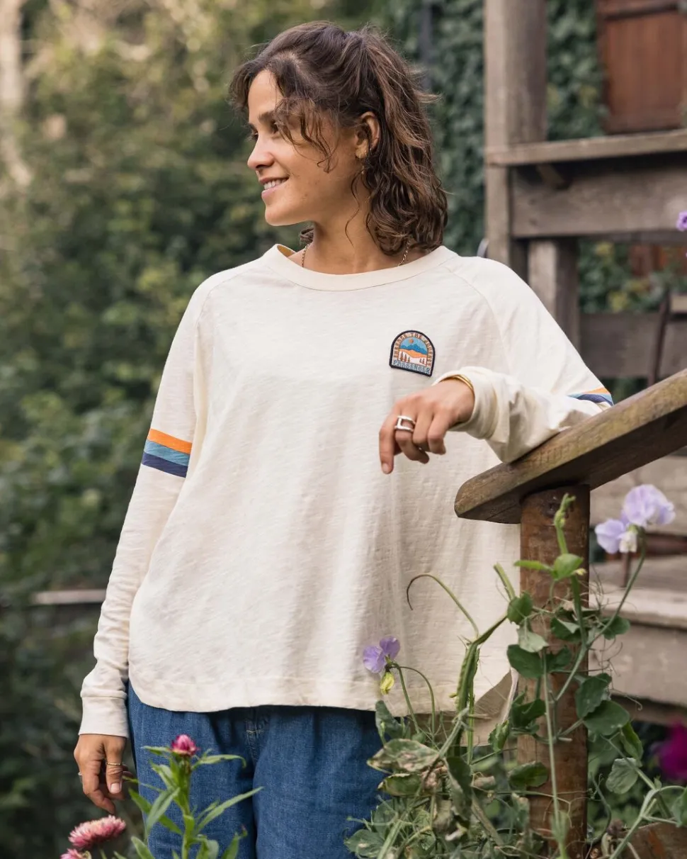 Hot Passenger Hope Recycled Cotton Oversized Ls T-Shirt Birch