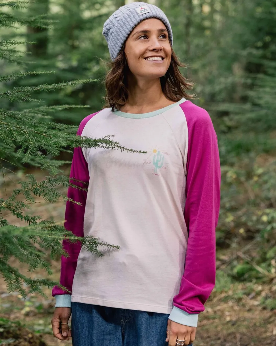 Hot Passenger Laelia Recycled Cotton Ls T-Shirt Birch