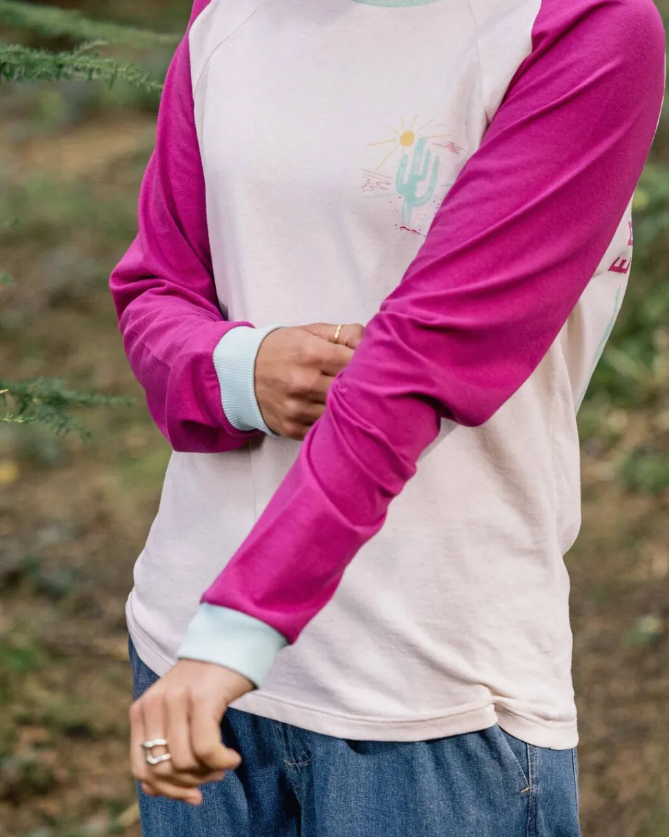 Hot Passenger Laelia Recycled Cotton Ls T-Shirt Birch