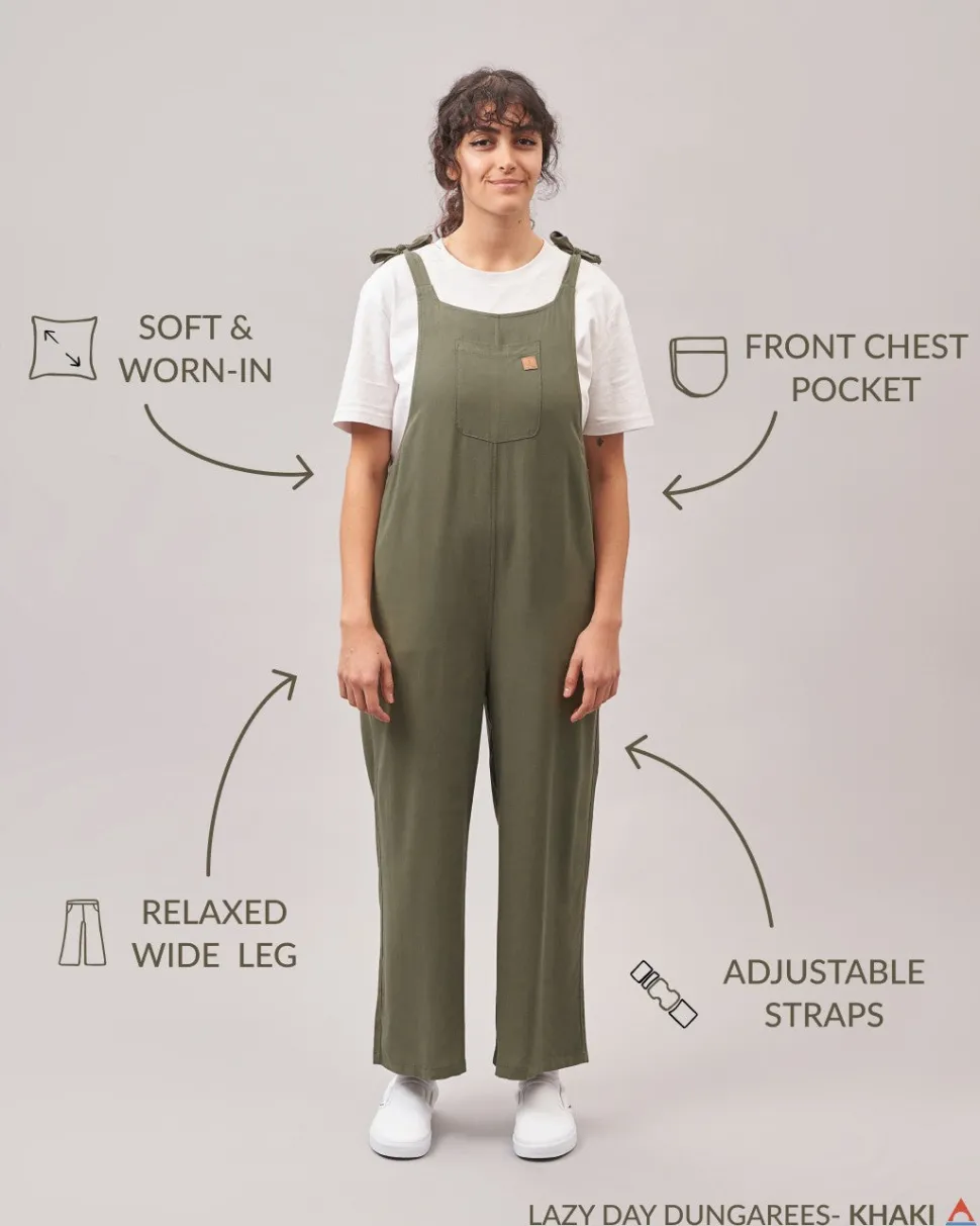 Best Sale Passenger Lazy Day Dungarees Khaki