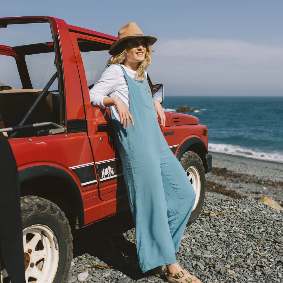 Cheap Passenger Lazy Day Dungarees Ocean Blue