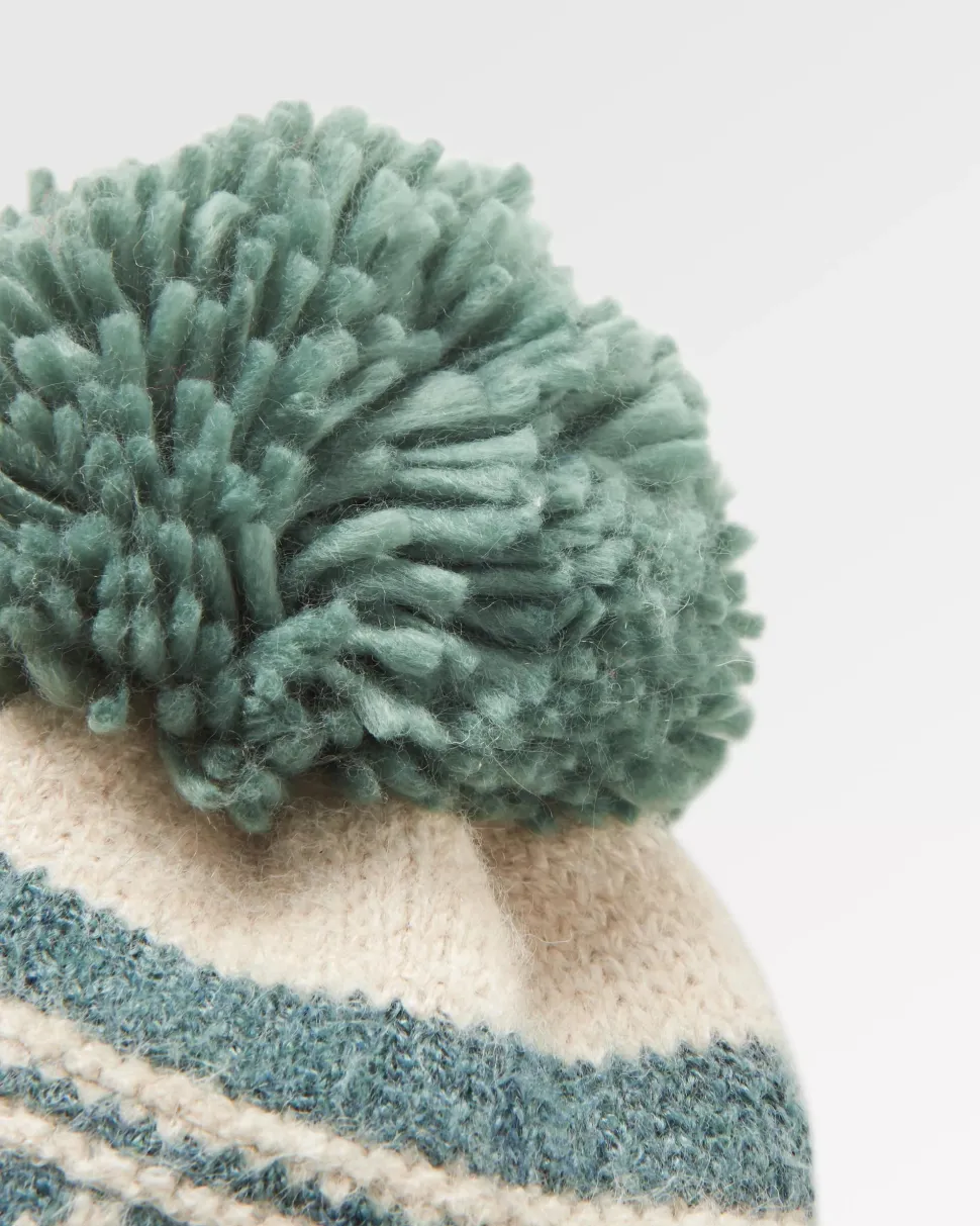 Store Floris van Bommel Lodge Recycled Bobble Hat Dark Forest