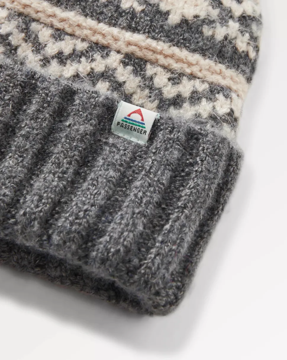 Cheap Floris van Bommel Lodge Recycled Bobble Hat Black