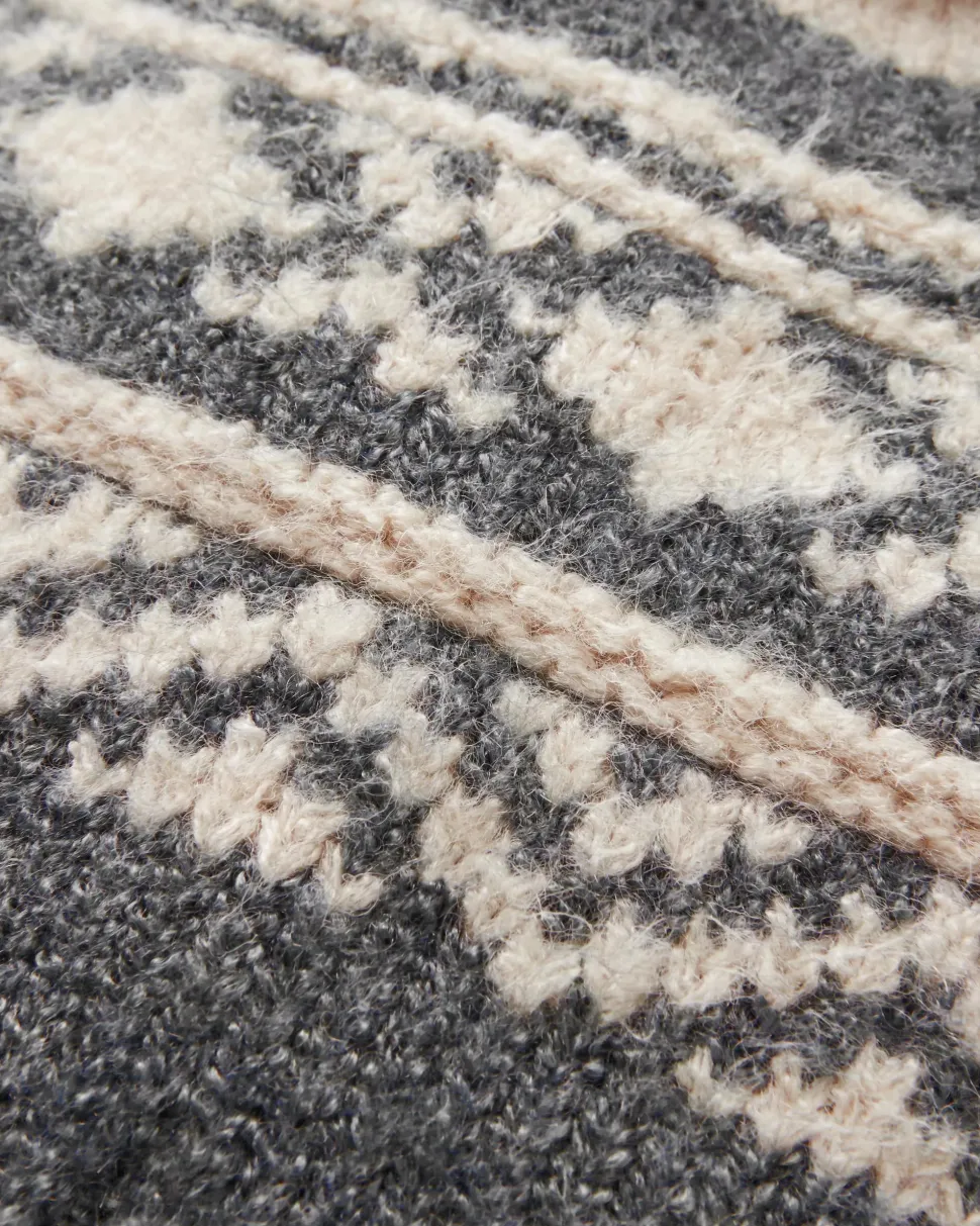 Cheap Floris van Bommel Lodge Recycled Bobble Hat Black