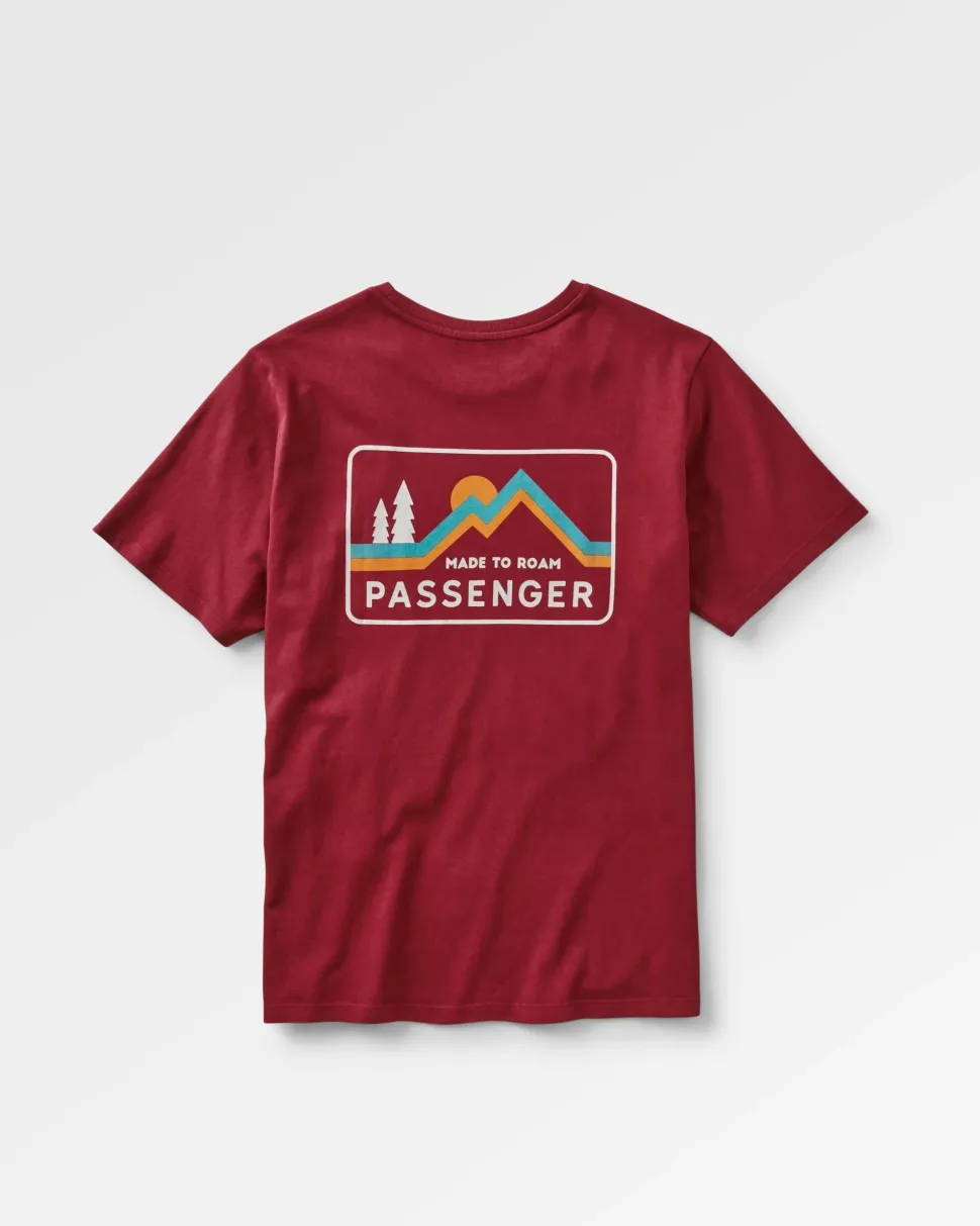 Best Sale Passenger Made to Roam Recycled Cotton T-Shirt Forest Berry