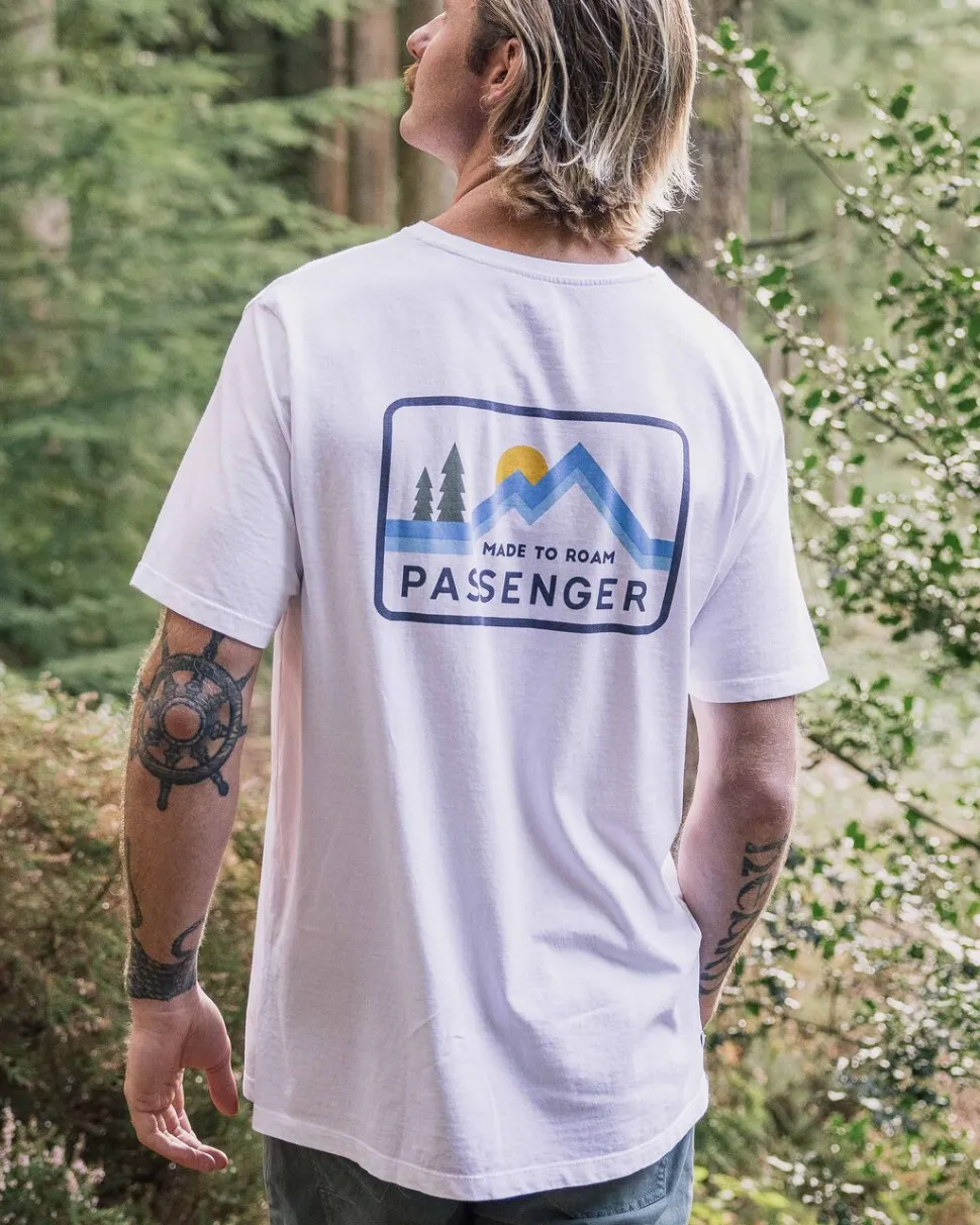 Best Passenger Made to Roam Recycled Cotton T-Shirt White