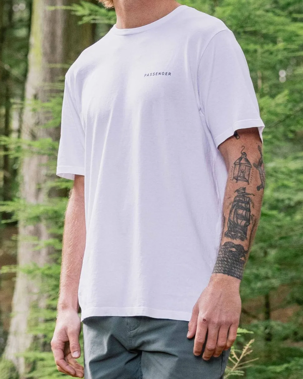 Best Passenger Made to Roam Recycled Cotton T-Shirt White