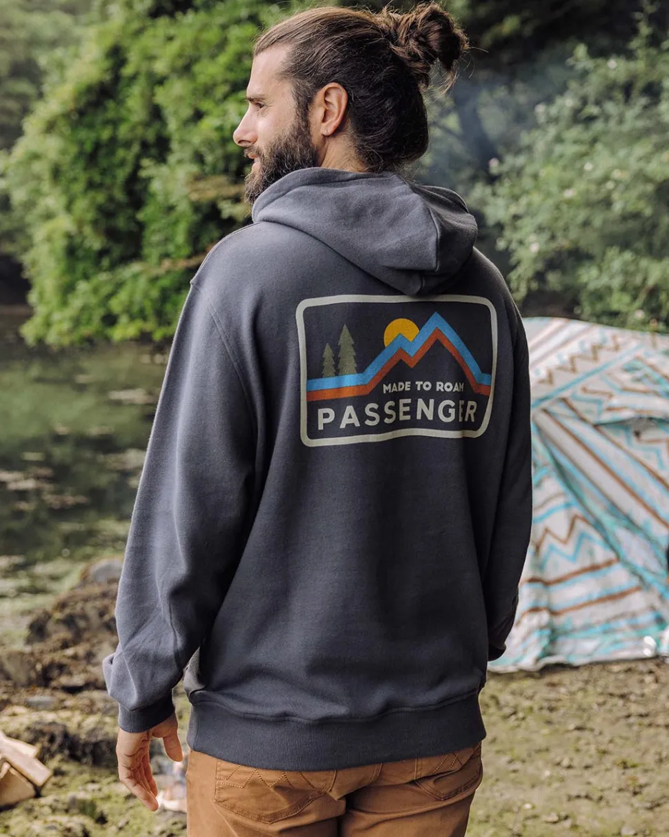 Online Passenger Made To Roam Recycled Hoodie Faded Black