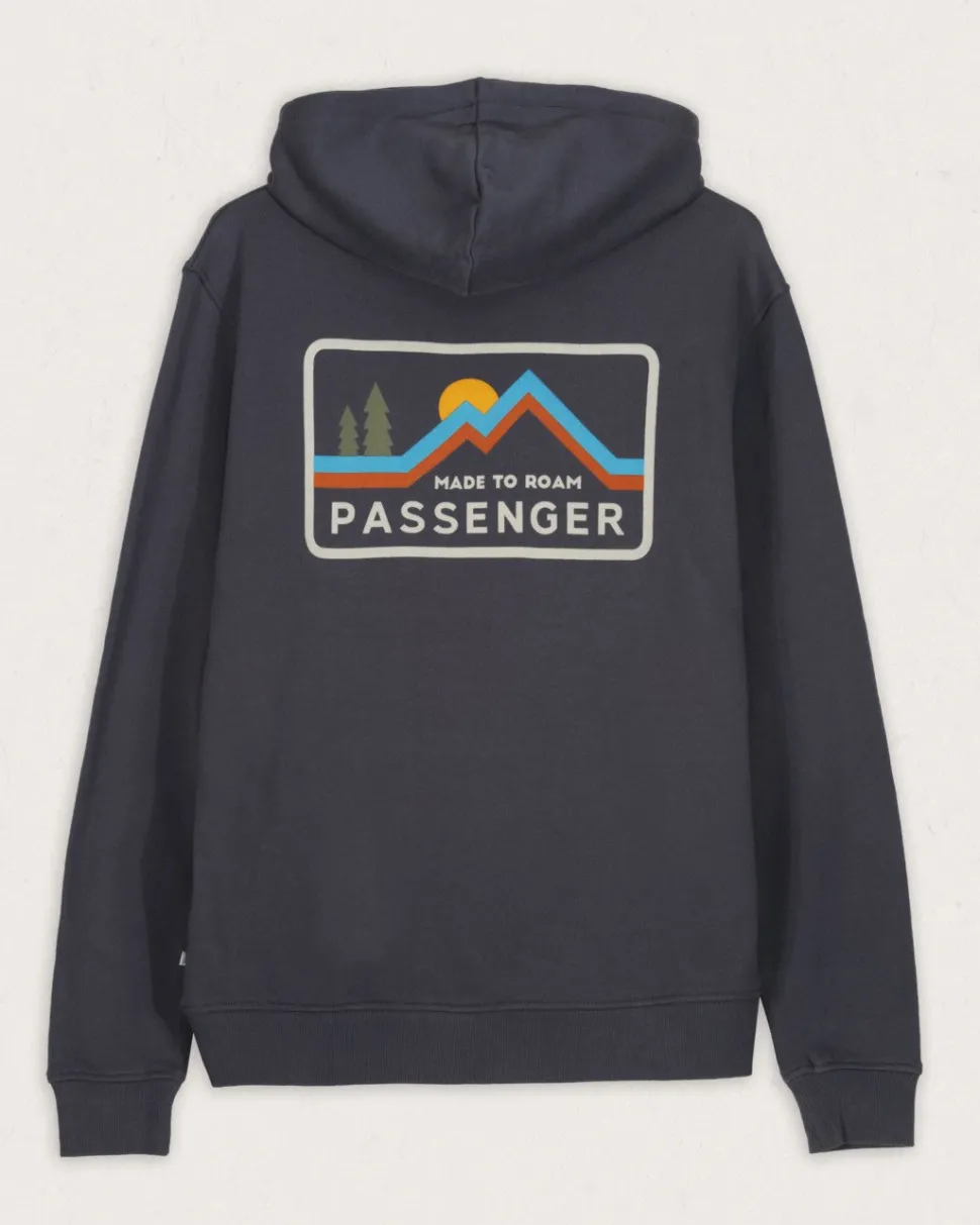 Online Passenger Made To Roam Recycled Hoodie Faded Black