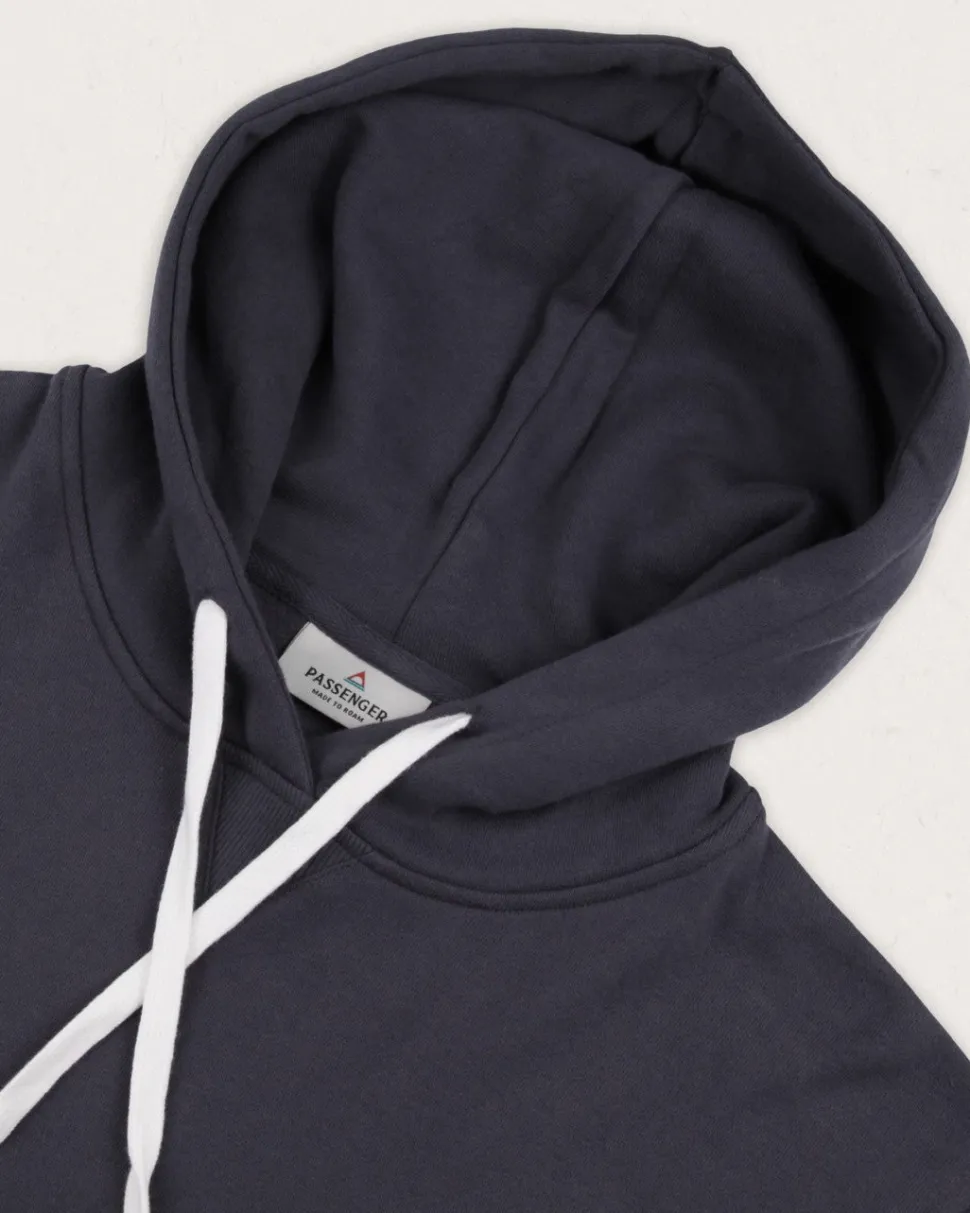 Online Passenger Made To Roam Recycled Hoodie Faded Black