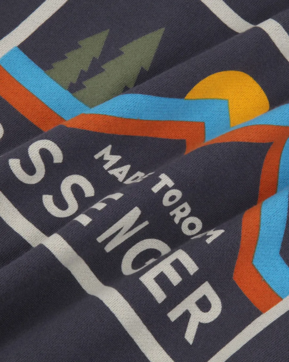 Online Passenger Made To Roam Recycled Hoodie Faded Black