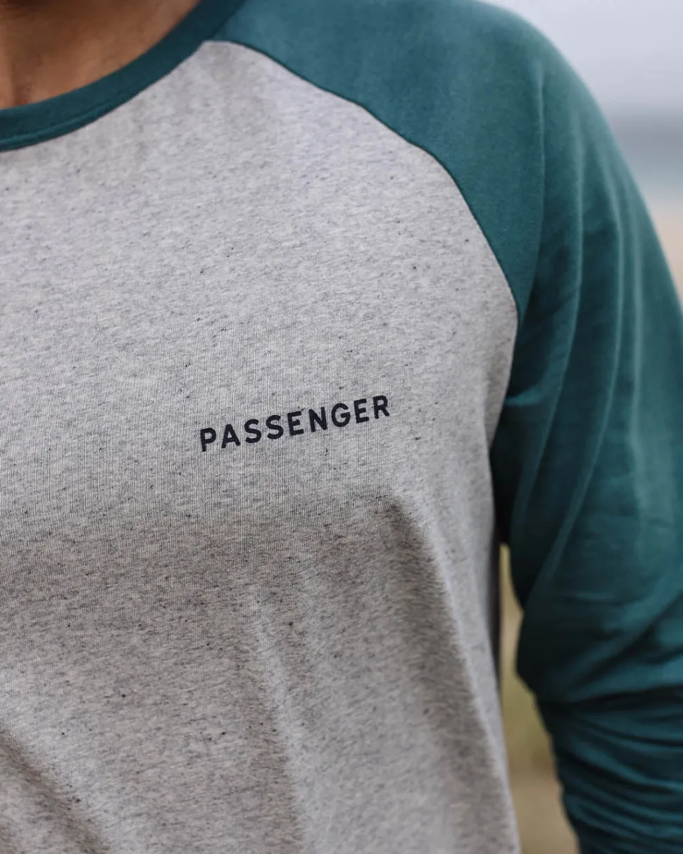 Outlet Passenger Made To Roam Recycled LS T-Shirt Grey Marl