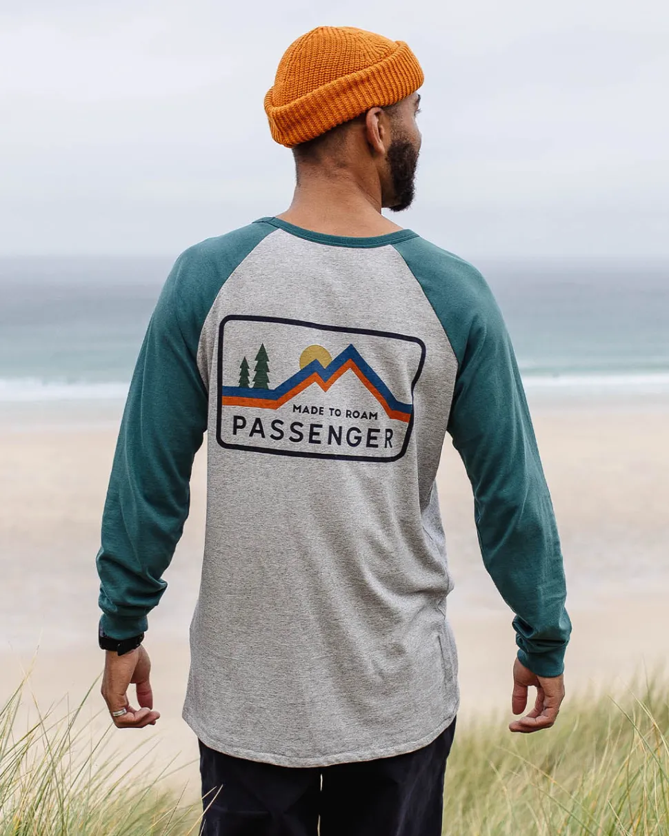 Outlet Passenger Made To Roam Recycled LS T-Shirt Grey Marl