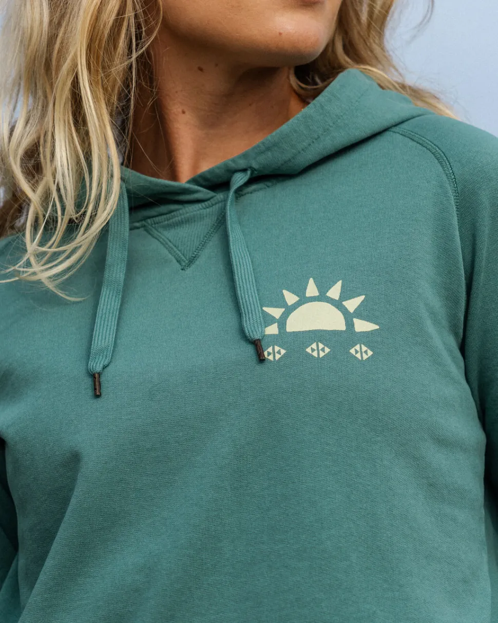 Clearance Passenger Mindful Recycled Cotton Hoodie Deep Sea