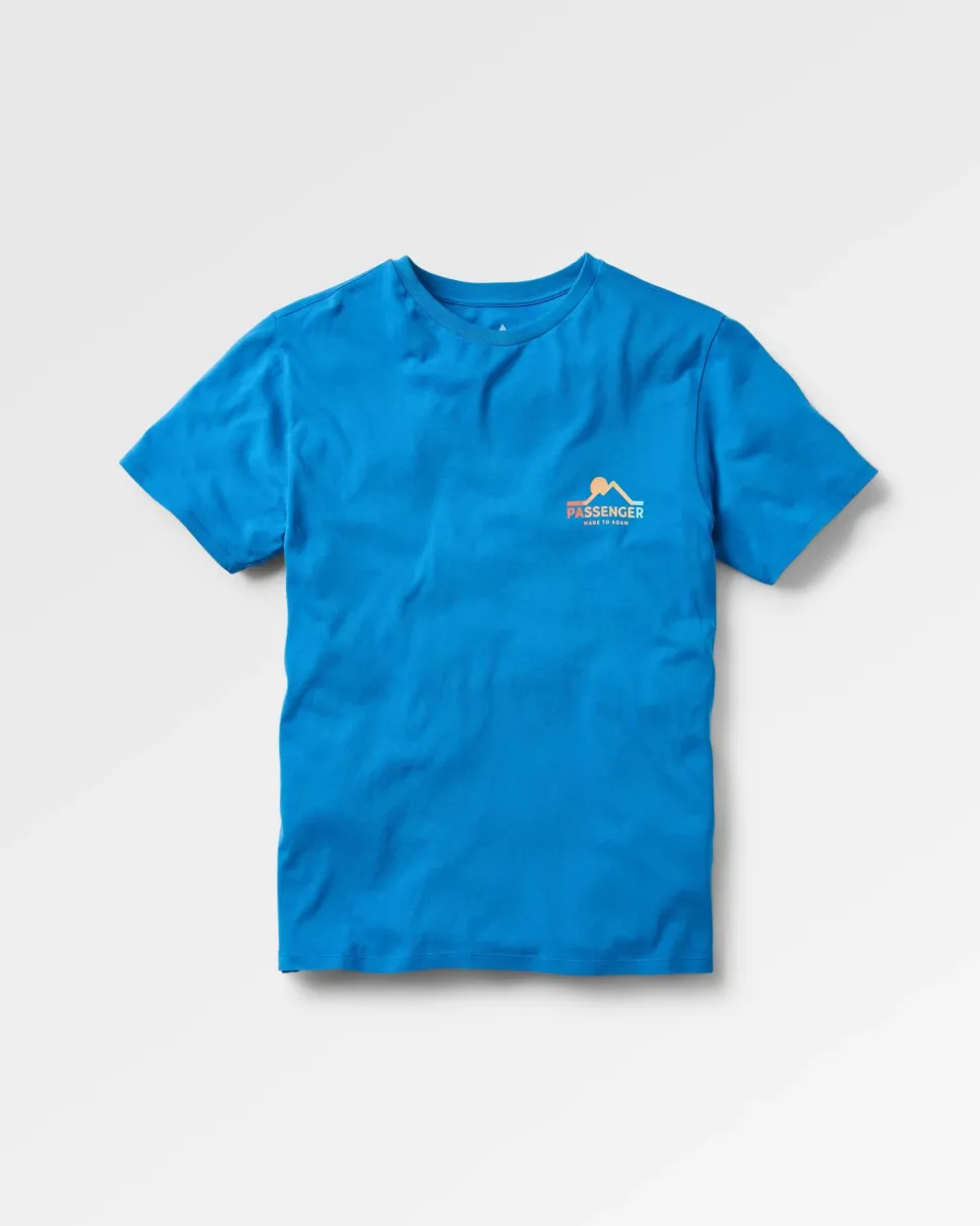 New Passenger MTR Recycled Cotton T-Shirt Soft Cobalt