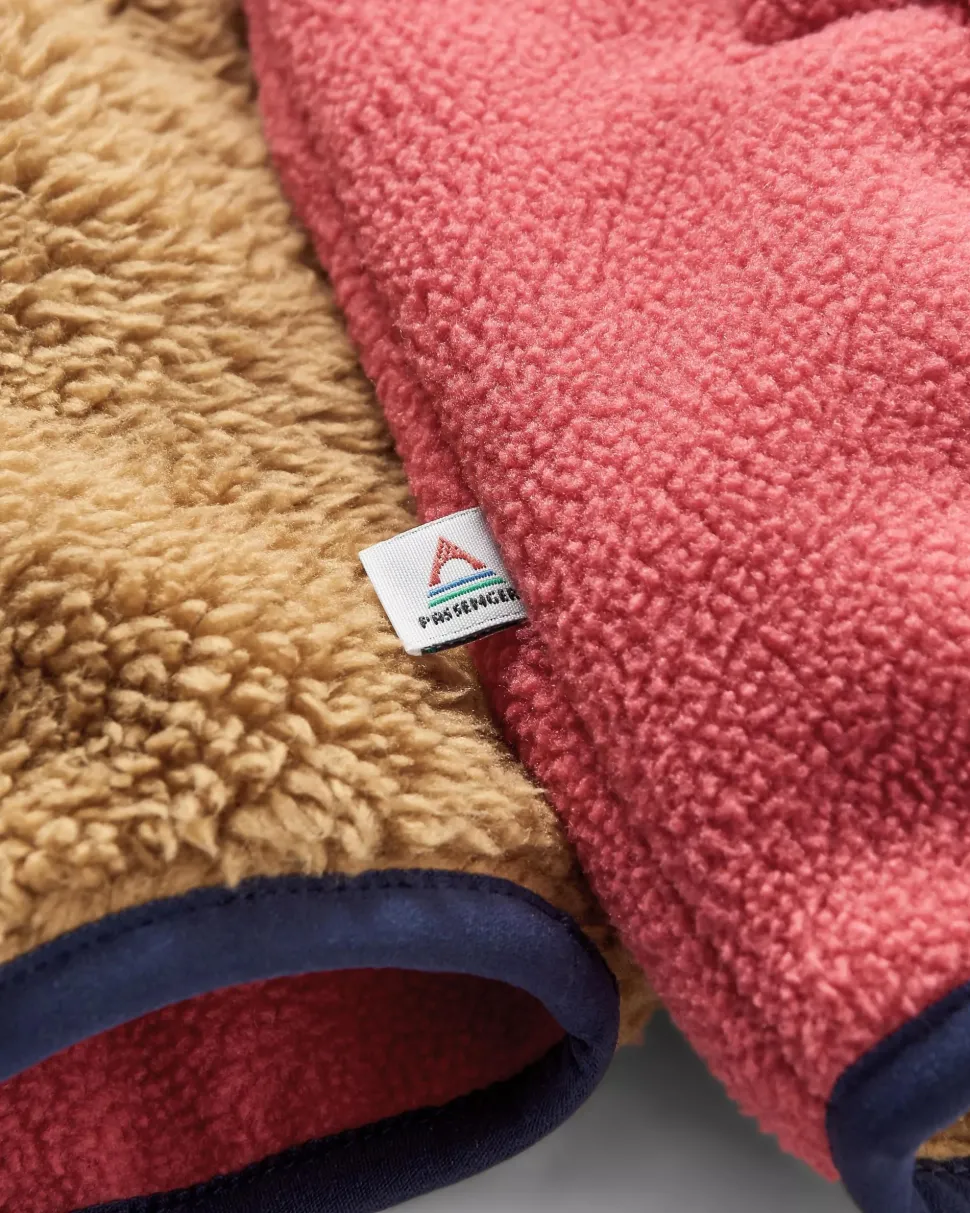 Flash Sale Passenger Nestling Recycled Sherpa Hooded Fleece Biscuit