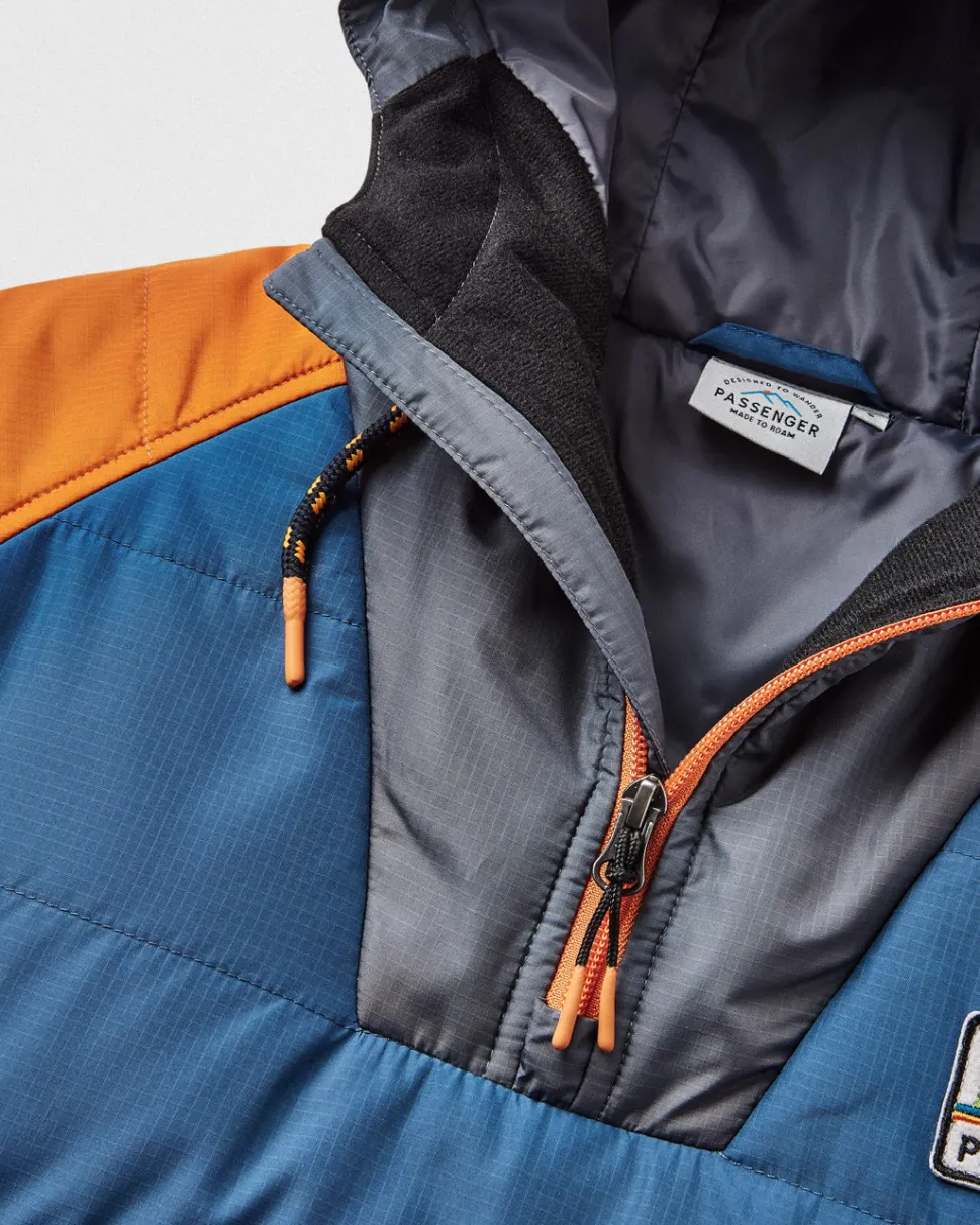 Flash Sale Passenger Ocean Recycled Insulated 1/2 Zip Jacket Ensign Blue