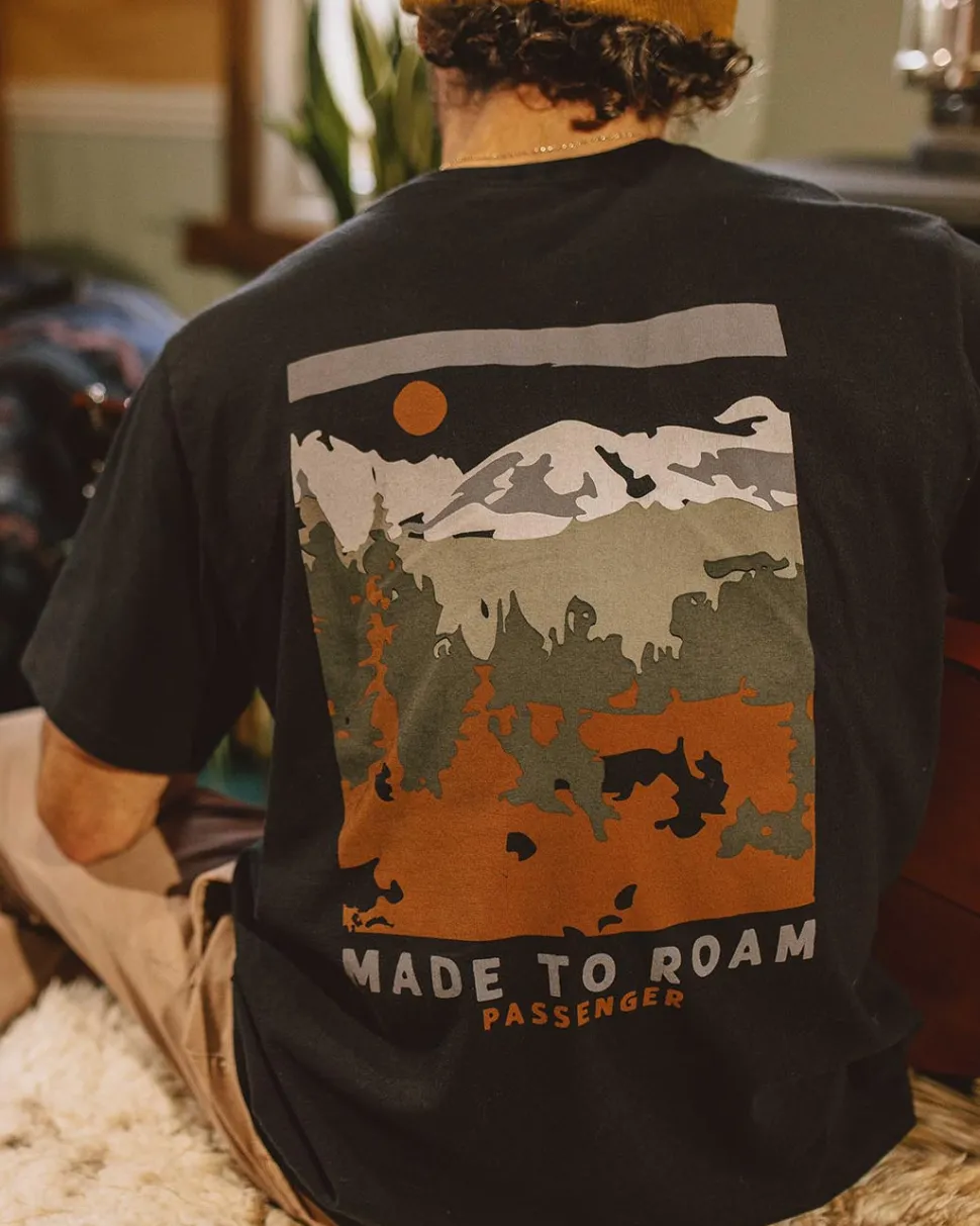 Best Passenger Open Road Recycled Cotton T-Shirt Black