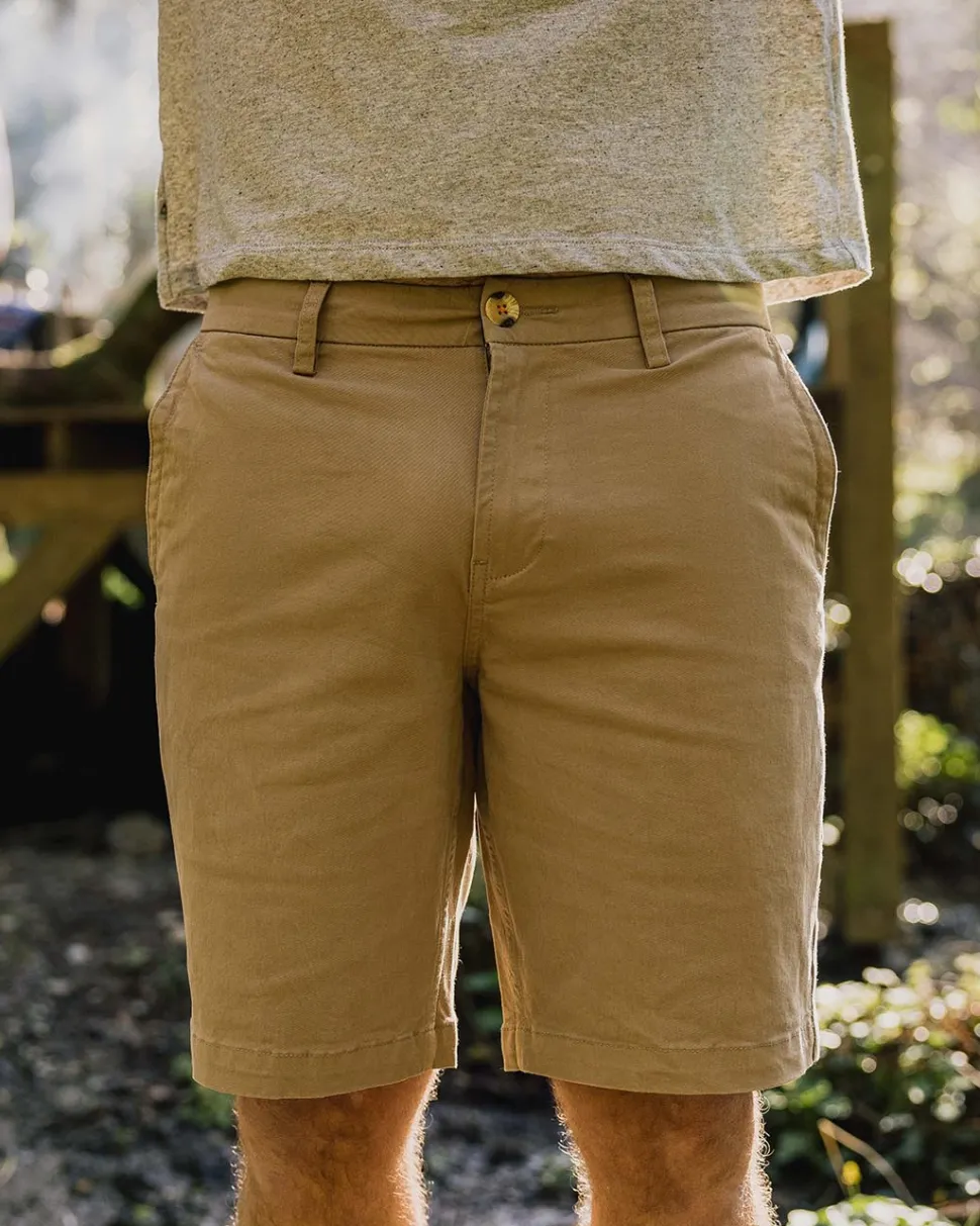 Best Floris van Bommel 365 Organic Cotton Shorts Chinchilla Brown