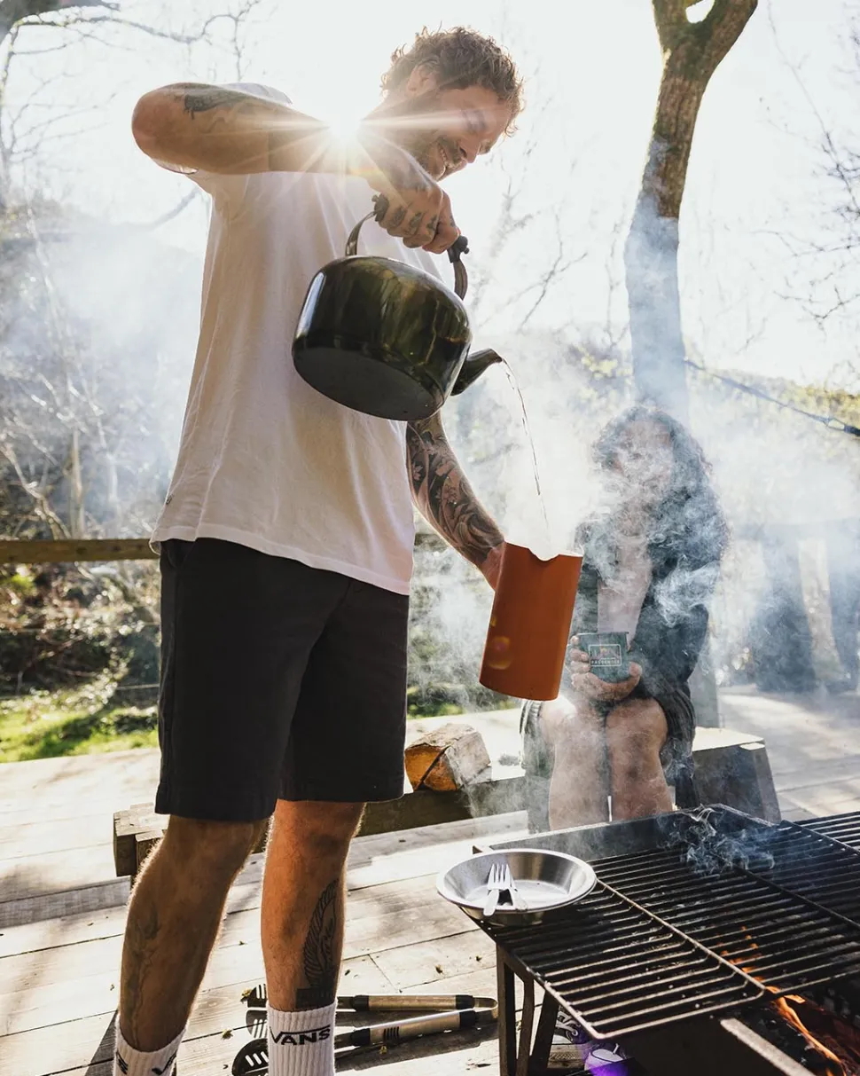 Hot Floris van Bommel 365 Organic Cotton Shorts Charcoal