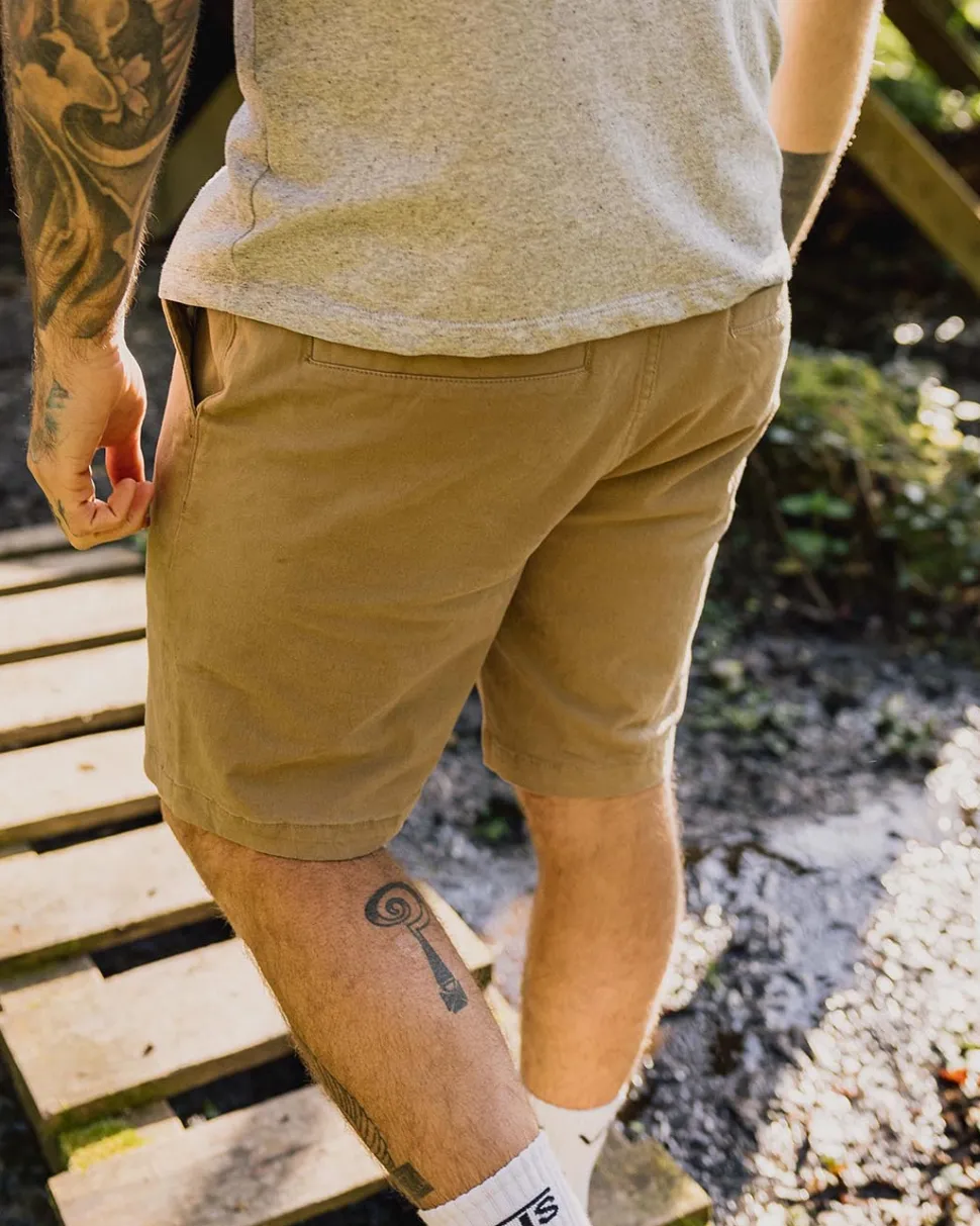 Best Floris van Bommel 365 Organic Cotton Shorts Chinchilla Brown