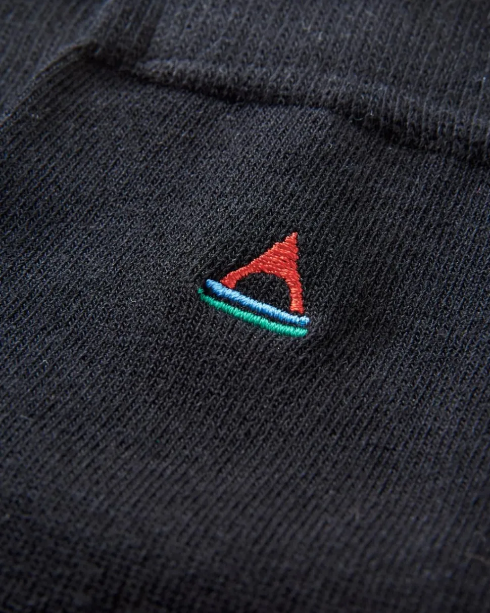 Fashion Passenger Organic Crew Socks Black