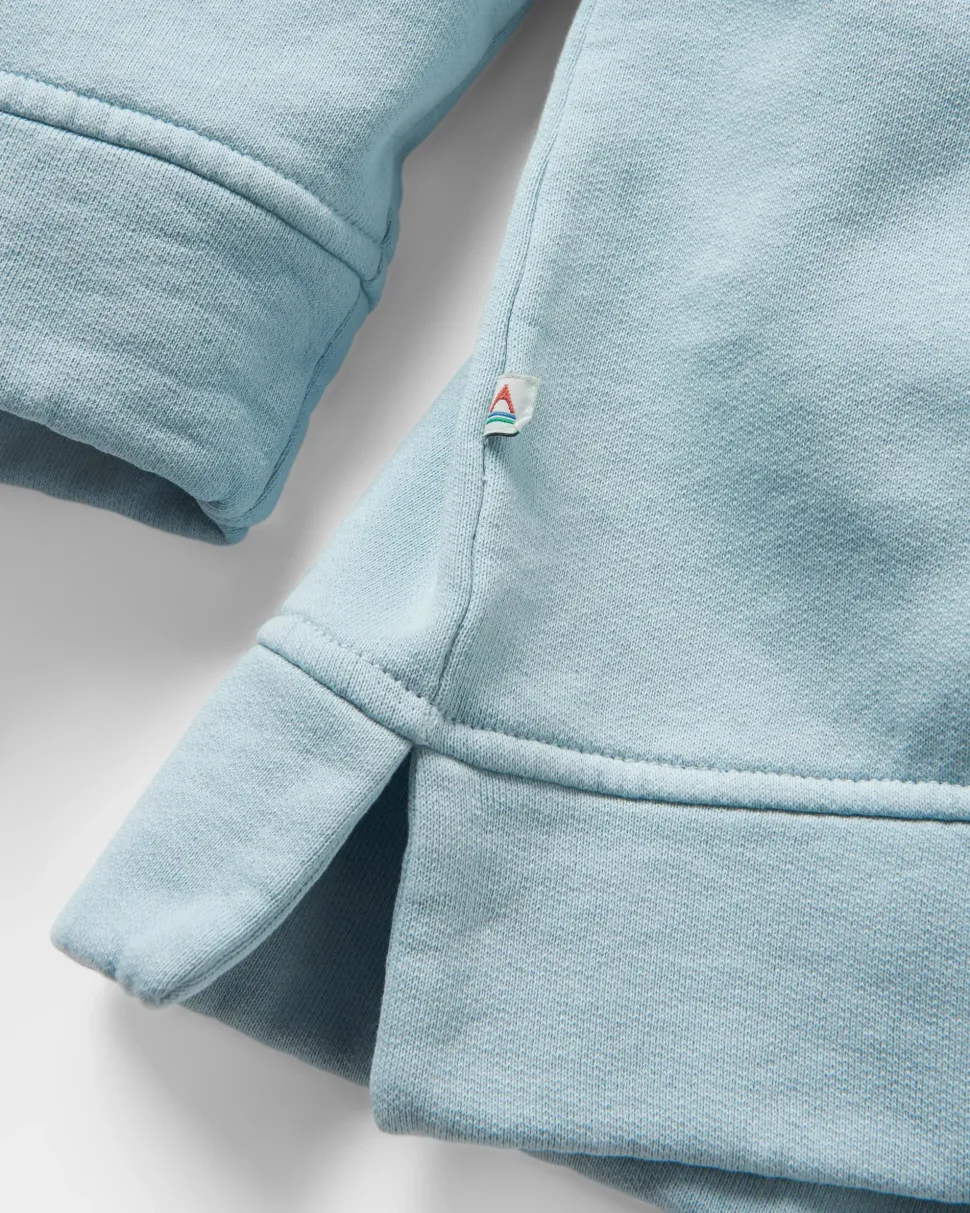Online Passenger Outlook Recycled Cotton Hoodie Blue Fog