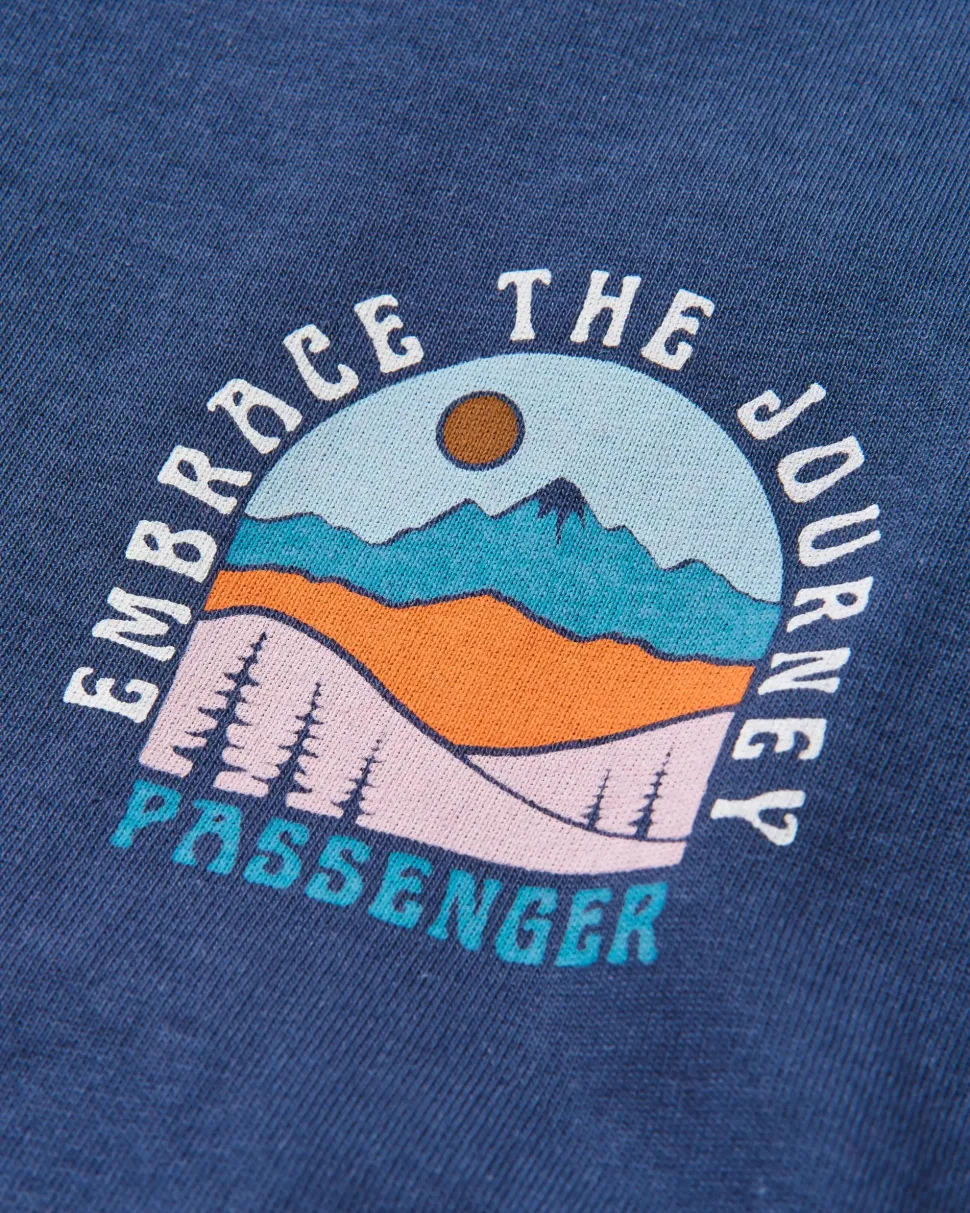 Hot Passenger Outlook Recycled LS T-Shirt Mauve Haze