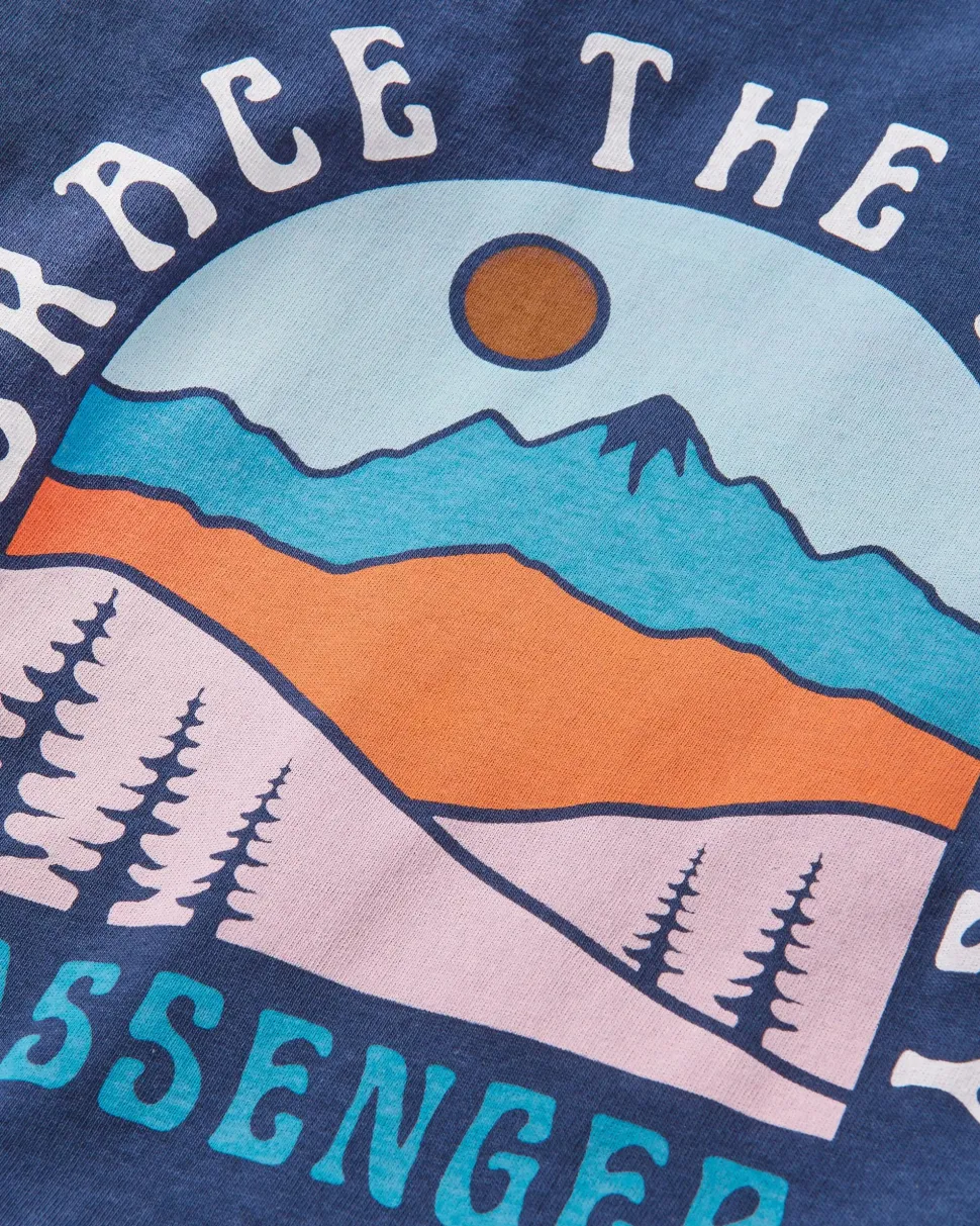 Hot Passenger Outlook Recycled LS T-Shirt Mauve Haze