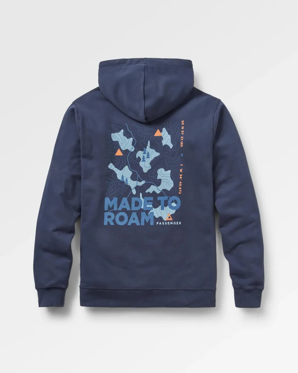 Flash Sale Passenger Pace Recycled Cotton Hoodie Deep Navy