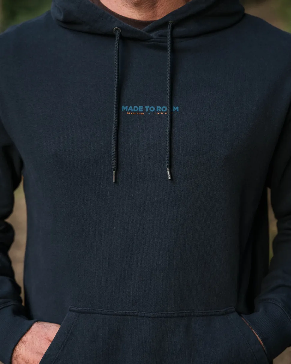 Flash Sale Passenger Pace Recycled Cotton Hoodie Deep Navy