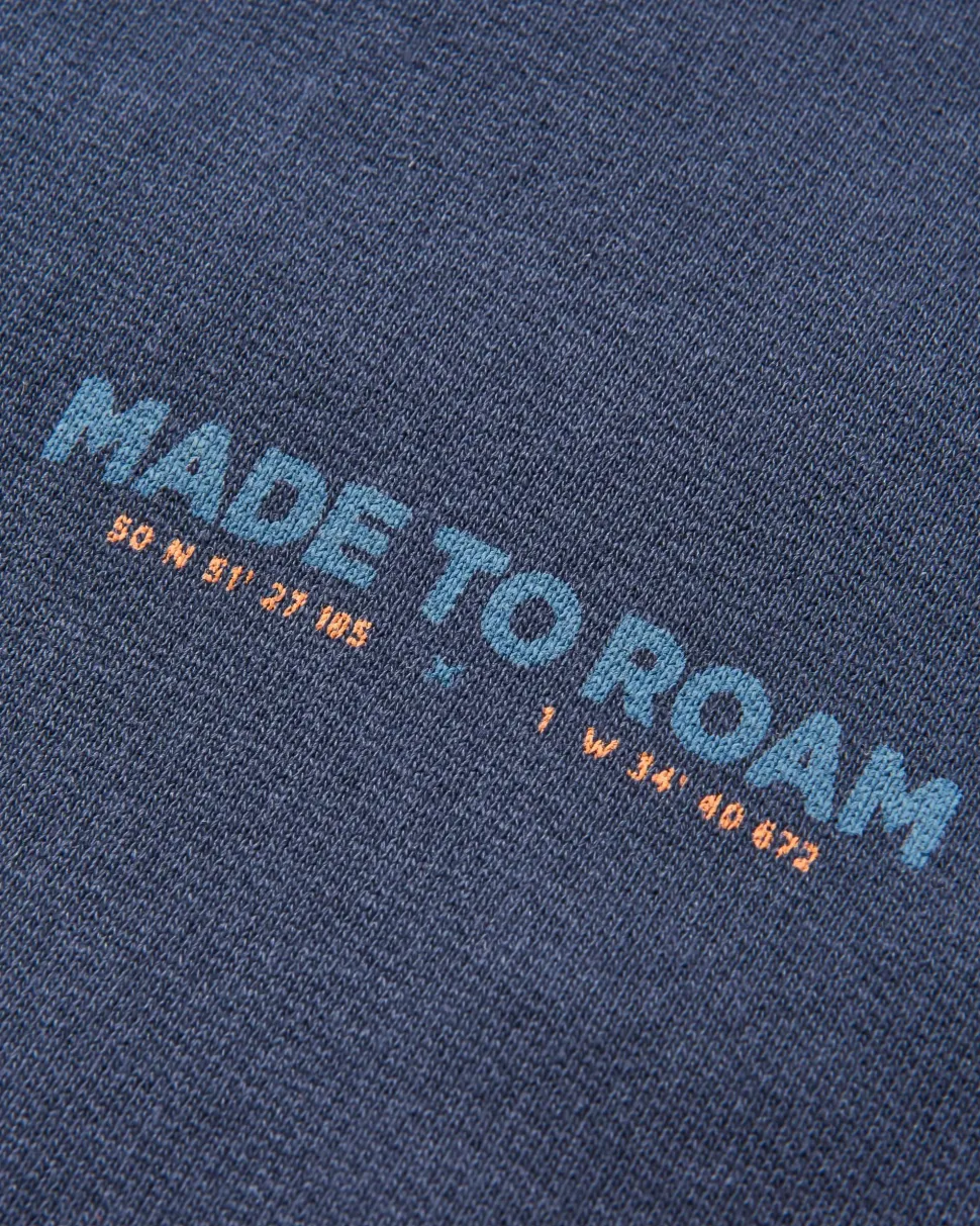 Flash Sale Passenger Pace Recycled Cotton Hoodie Deep Navy