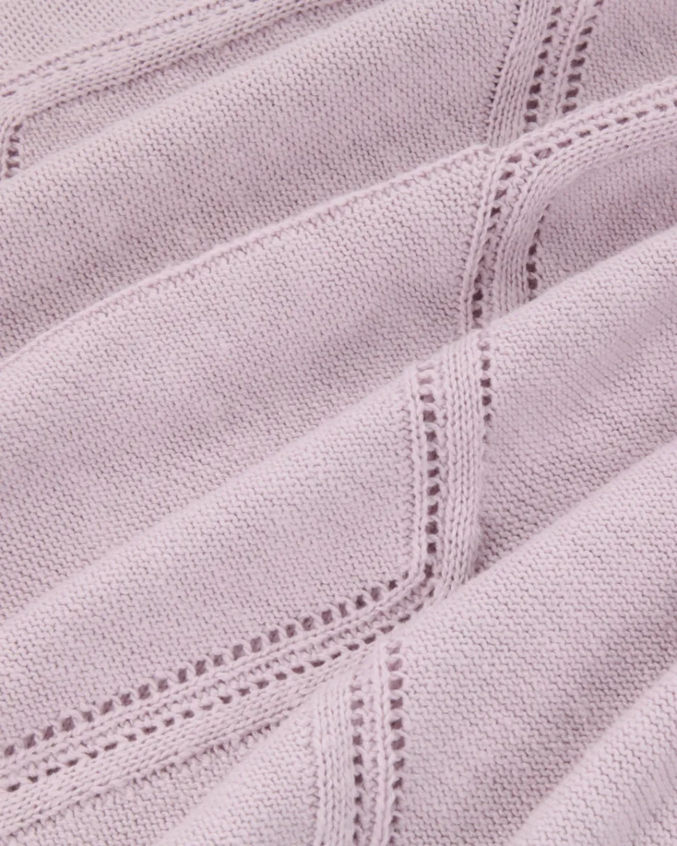 New Passenger Palm Organic Oversized Knitted Jumper Orchid Hush