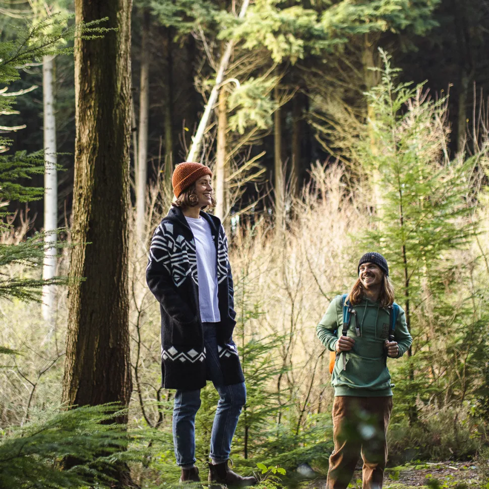 Shop Passenger Palumbo Hooded Cardigan Turbulence Grey