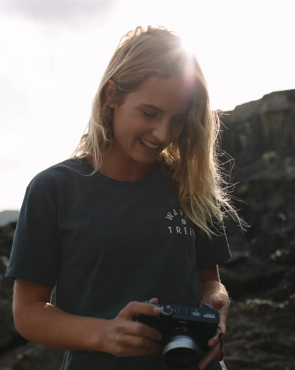 Flash Sale Passenger Penida Recycled Cotton T-Shirt Faded Black