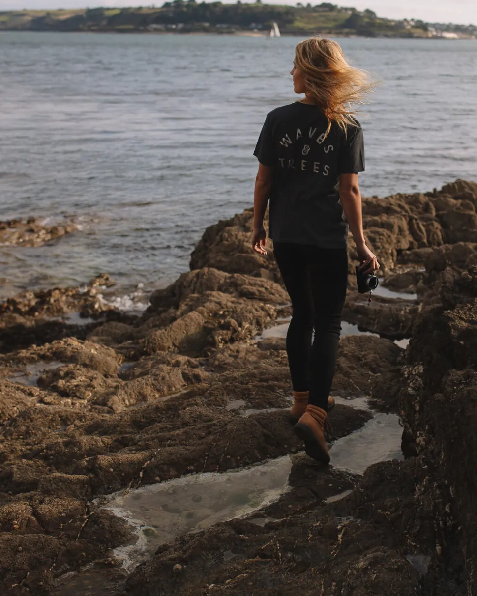 Flash Sale Passenger Penida Recycled Cotton T-Shirt Faded Black