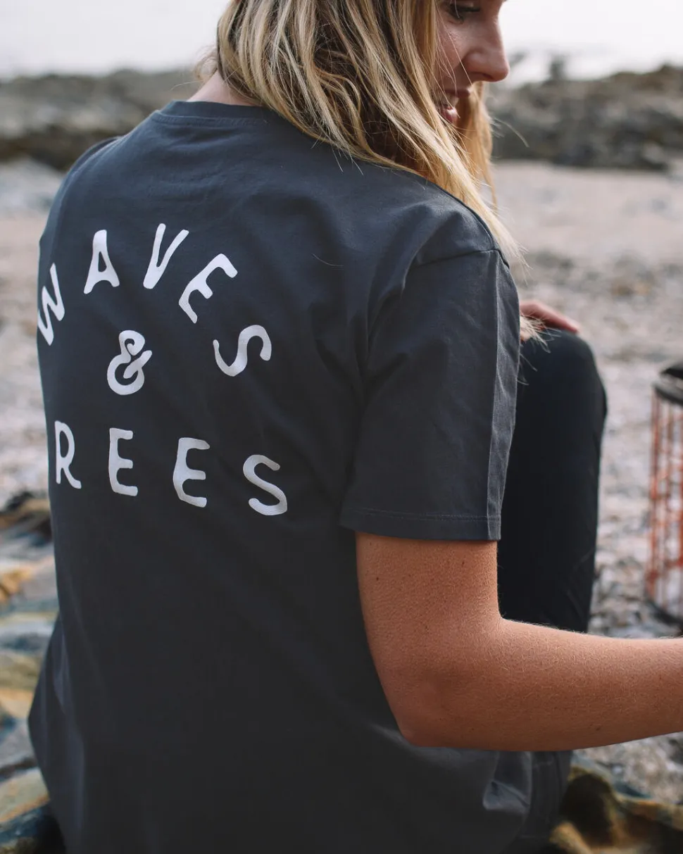 Flash Sale Passenger Penida Recycled Cotton T-Shirt Faded Black