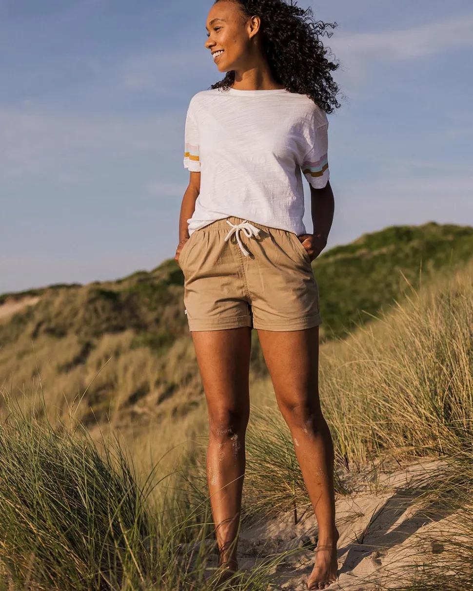 Hot Passenger Poinsettia Recycled Cotton T-Shirt White