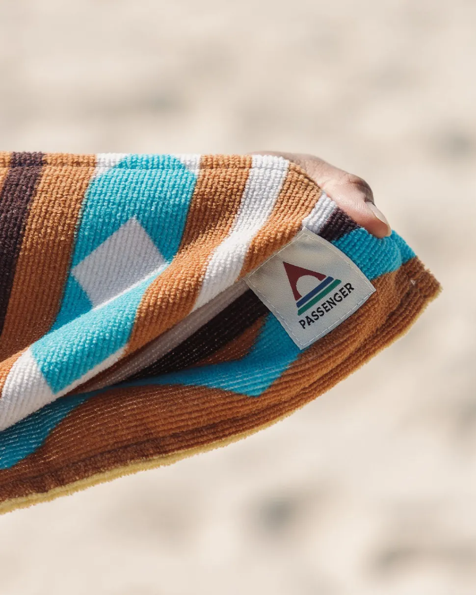 Shop Passenger Portland Beach Recycled Towel Ginger Paddle Geo